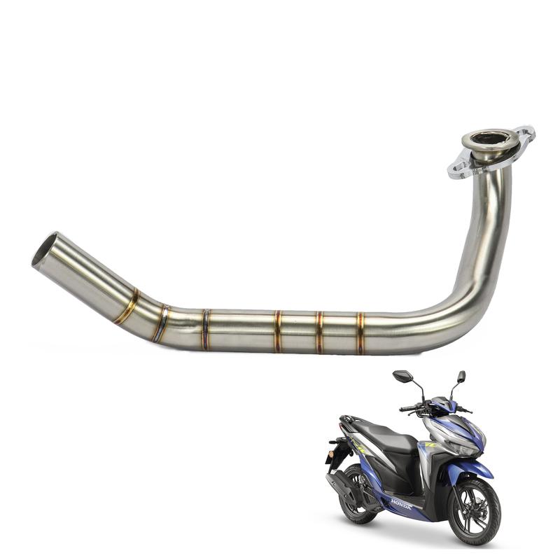 Cổ pô inox 304 cho Vario 125 - 150 - 160  2013-2023  loại cao cấp khác với loại thường