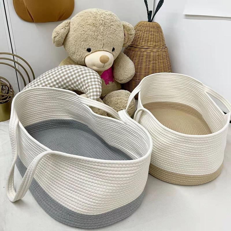 Giỏ Em Bé Cầm Tay, Giỏ Xe Địu, Giỏ Ngủ Đi Chơi Giỏ Đựng Đồ Cũi, Hàng Mới Về INS 5