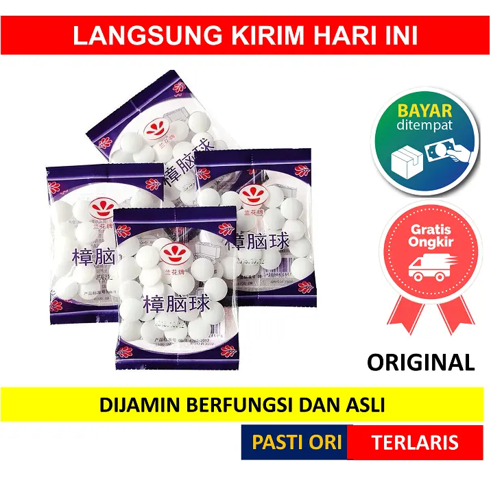 KAPUR BARUS Kamper Putih Kamper Toilet Pewanggi WC Lemari Baju Pengusir Serangga 0