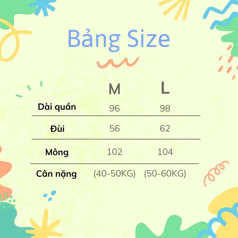 [XẢ HÀNG] Quần suông chất đũi gân hoạ tiết dễ thương 40-60kg 6