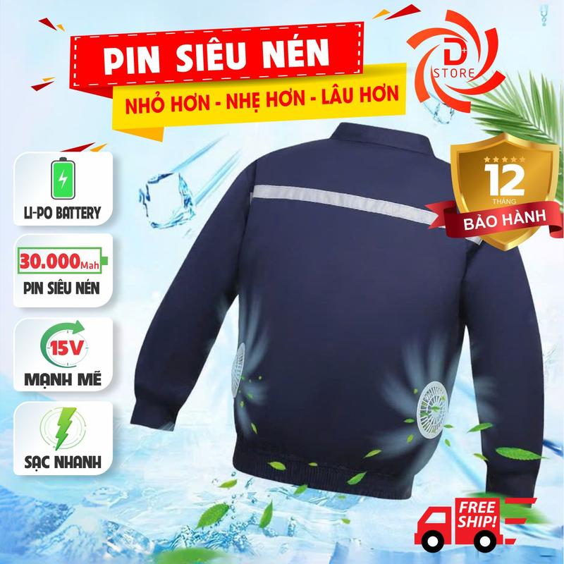 Áo Quạt điều hòa DSTORE - Bảo hành 12 tháng Chính Hãng  Jacket Menswear Nam