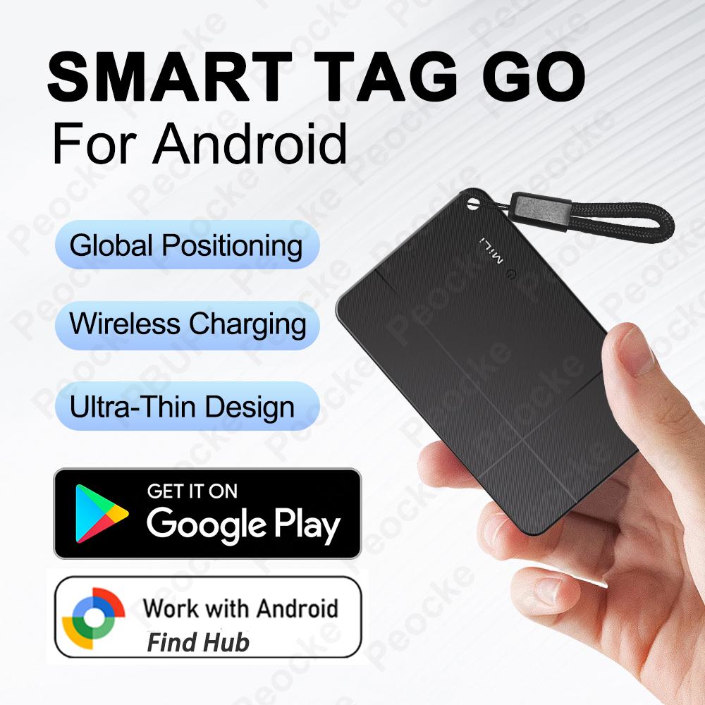 Wallet Anti-loss Card Bags Keys Smart Tag Waterproof with Google Find Hub Bluetooth Ultra-thin Card For Android Wireless Charge - Image 2