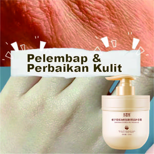 krim tangan Pemutih Cream Tangan keriput dan kasar Aroma bunga Melati 100 Asli 300ml Vitamin E hand krim pelembut tangan kering dan keriput cream tangan dan kaki keriput dan kasar
