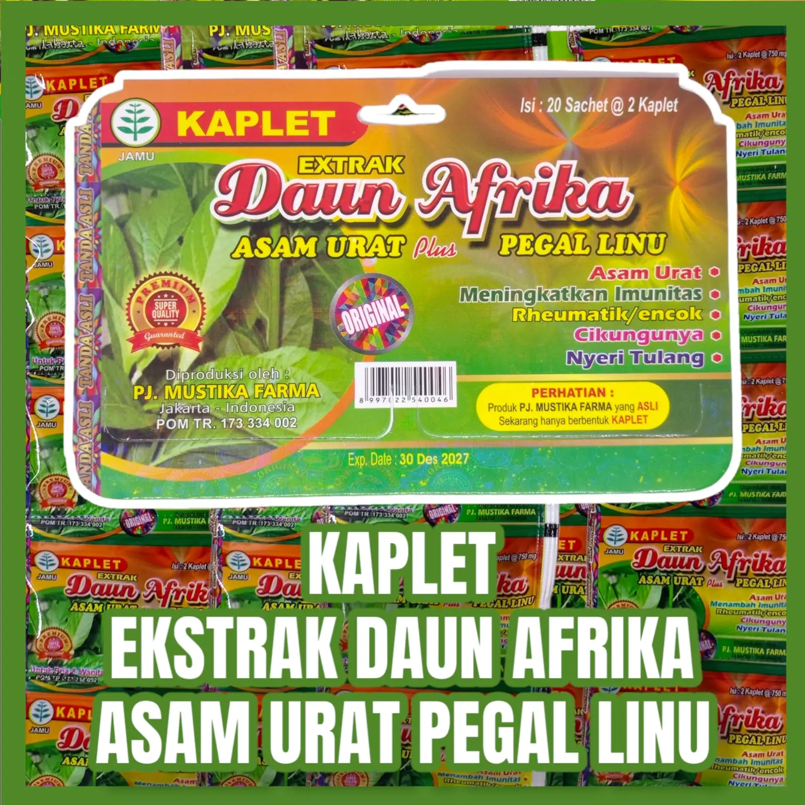 Extrak Daun Afrika Kaplet