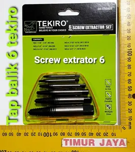 Tap Balik / Screw Extractor Tekiro set 6pcs