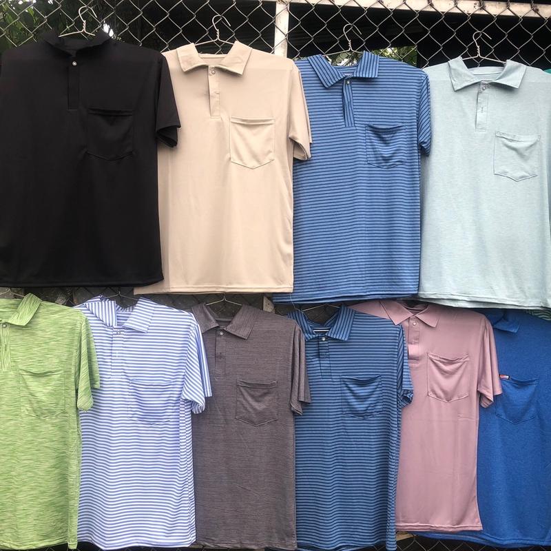  Áo thun nam cổ bẻ 4 cái 100k 