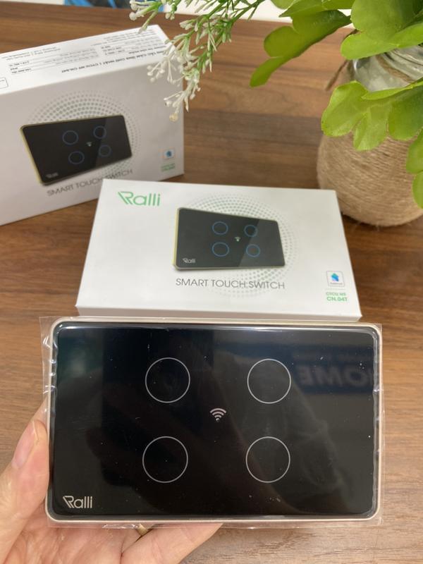 Công tắc cảm ứng 4 nút WIFI Rạng Đông. Điều khiển bật/tắt/hẹn giờ từ xa qua điện thoại 6