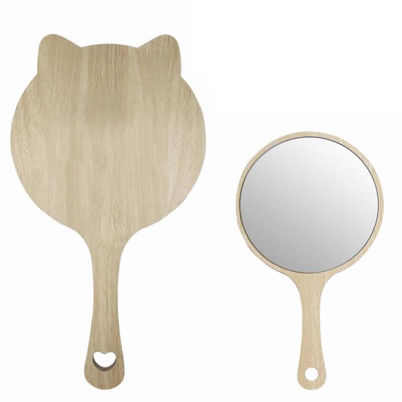 Product Introduction of makeup mirror Cute Creative Makeup Mirror with Handle Single-Sided Portable Handheld Mirror Household Handmade Cosmetic Mirror Living Room 10