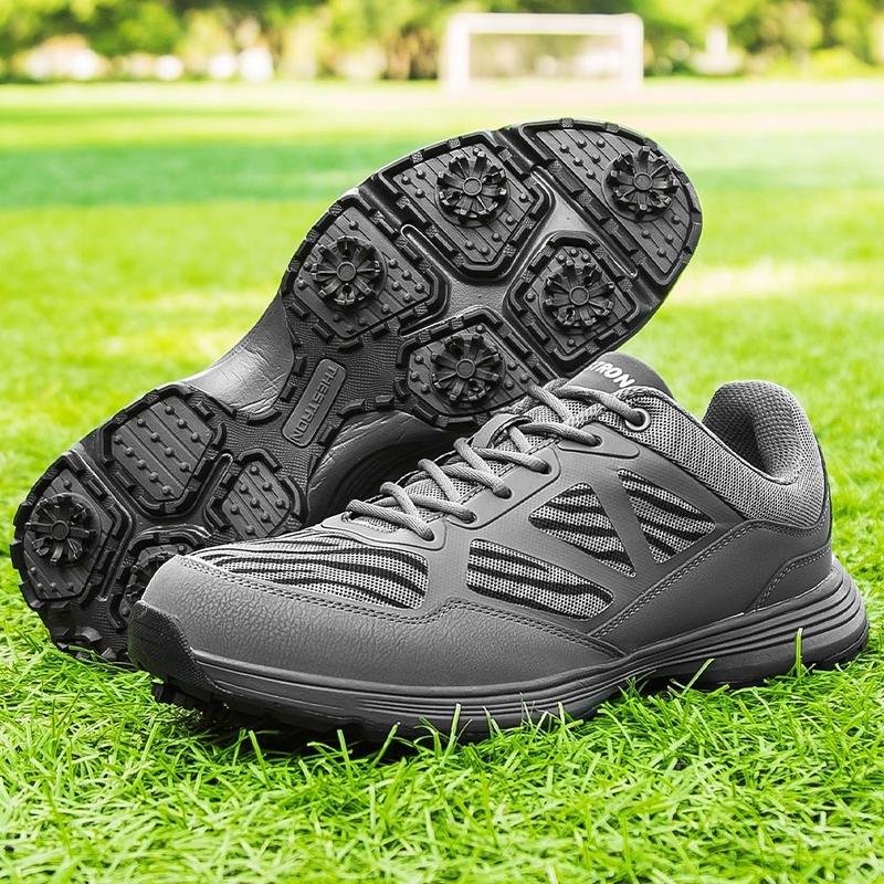 Product Introduction of Foreign Trade Non-Slip Men's Training Shoes Large Size Golf Training Shoes with Spikes Sports Casual Wear-Resistant Shoes Low Top XZ25052 22