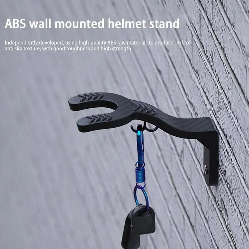 Product Introduction of Electric Vehicle Helmet Rack Wall Mounted Helmet Free Hat Motorcycle Helmet Storage Hook Rack J4V4 24