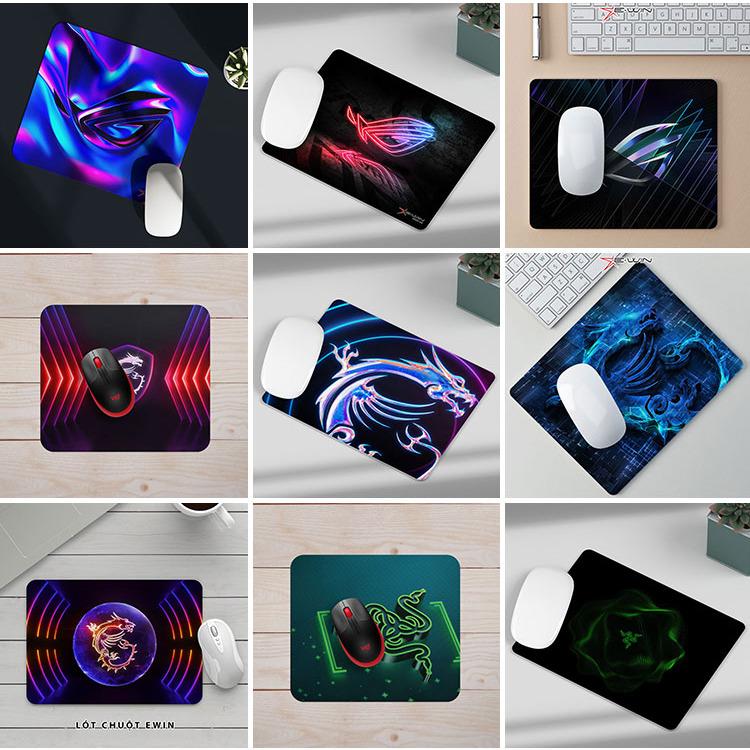 Miếng Lót Chuột Nhỏ ROG Gaming Lót Chuột MSI Ewin Mouse Pad Pad Chuột Nỉ Razer SpacePad mieng lot chuot tinh