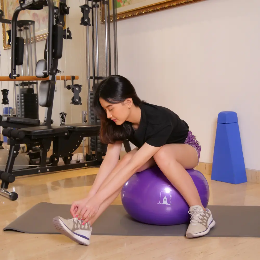 Gym Ball / Yoga Ball 45cm 55cm 65cm 75cm 85cm Bola untuk Yoga Pilates Ibu Hamil Fitness Olahraga