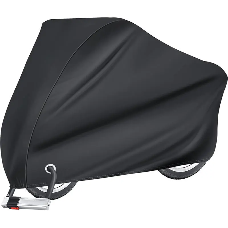 Bike Cover, Outdoor Waterproof Bicycle Cover with Lock Hole, Rain Sun UV Dust Wind Proof Bike Cover for Mountain Road Electric Bike