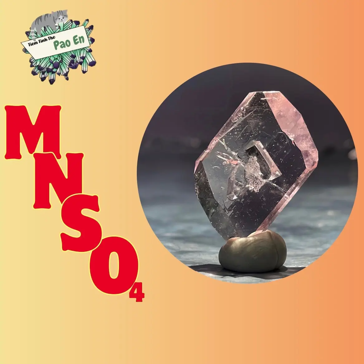 [Mã MnSO4] Combo nguyên liệu làm pha lê màu hồng để trang trí