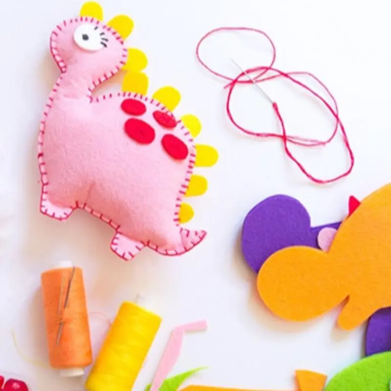 12 Colors Soft Felt Fabric Sheets, 12pcs/set DIY Craft Sewing Fabric Sheets, Handmade Fabric Patches for Bag Making 5