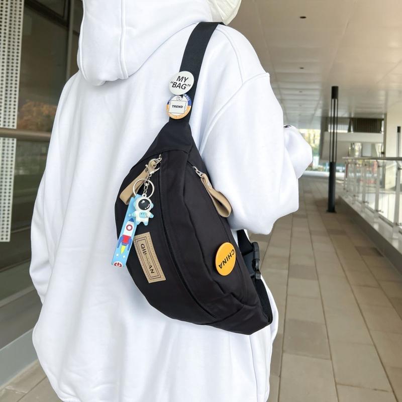 Product Introduction of 2025 New Trendy Chest Bag Phone Casual Simple Crossbody Bag Single Shoulder Bag Crossbody Bag Sports Waist Bag 16