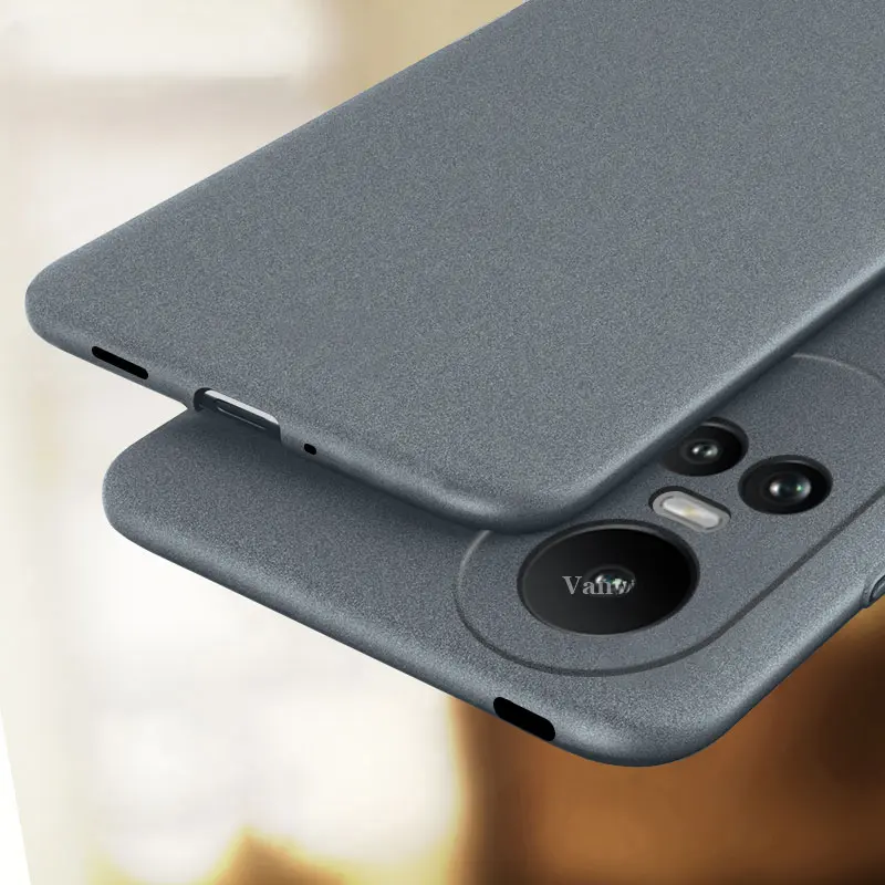 for OPPO Reno10 Reno 10 Pro+ 5G Plus Case Soft Sandstone Ultra Thin Anti-sweat Non-slip Matte Back Phone Casing