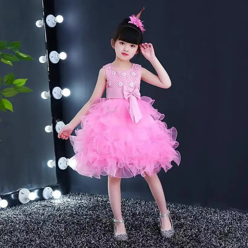 Trang Phục Biểu Diễn Ngày Trẻ Em, Quần Áo Mẫu Giáo, Váy Tutu Vải Tuyn Khiêu Vũ, Trang Phục Biểu Diễn Cô Gái Công Chúa Trường Tiểu Học 2