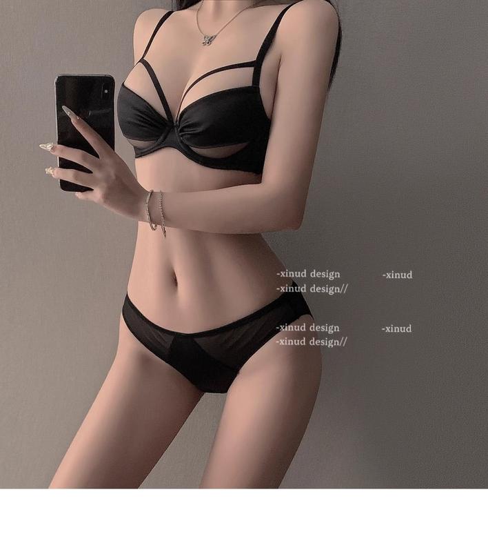 Product Introduction of Đồ Lót, Màu Đỏ Thuần Khong Muốn, Dành Cho Phụ Nữ, Ngực Lớn Và Ngực Nhỏ Giữ, Chống Chảy Xệ, Bề Mặt Bóng Không Trầy Xước, Siêu Mỏng, Thoải Mái, Bộ Áo Ngực Khuy 5