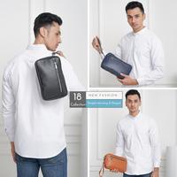 Gambar Hand Bag Pouch Kulit Import PREMIUM dari 18Collection Kota Administrasi Jakarta Barat 2 Tokopedia
