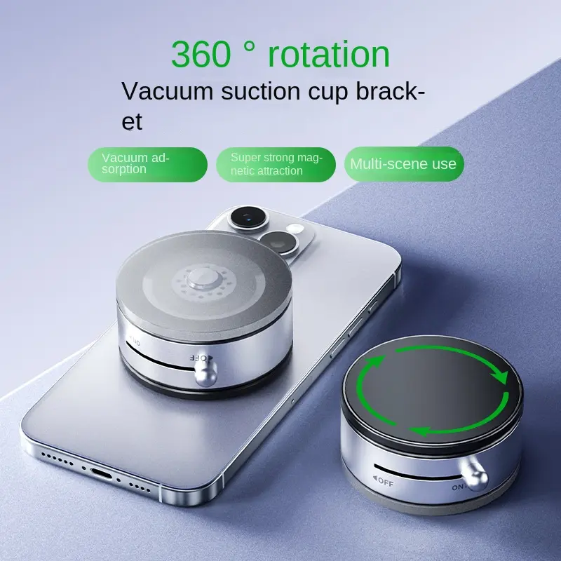 2025 New Magnetic Stand MagSafe Desktop Stand Foldable Portable Car Vacuum Suction Cup Phone Holder