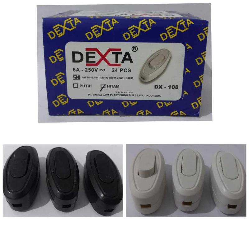 DEXTA Saklar Listrik Gantung Jumbo On/Off Putih DX-108 Murah - Shop ...