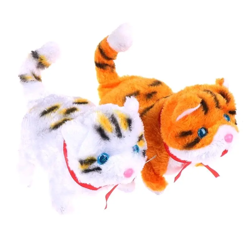 Mainan Anak Robot Kucing Boneka Hewan Kucing Bisa Bergerak Suara Dan Lampu 3