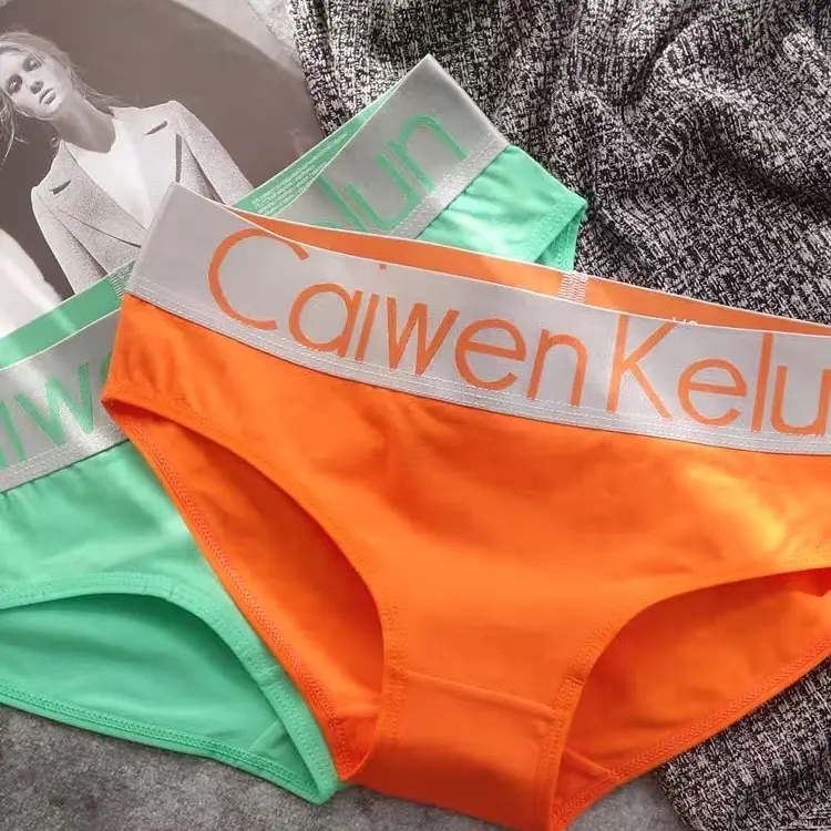 Quần lót cotton nữ & Tomboy caiwenkelun cạp xám 5cm cao cấp với thiết kế thông hơi, kháng khuẩn, thấm hút mồ hôi. 4