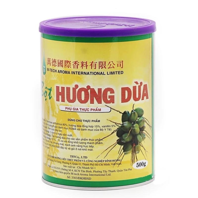  Hương dừa thực phẩm dạng bột 500gr hương bột dừa 