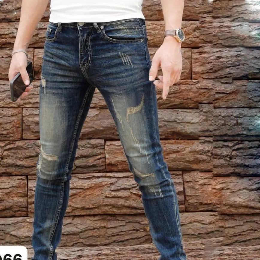 (AC66) Quần jean nam co giãn 4 chiều,quần bò nam,form chuẩn,ống côn phong cách -AC MEN JEANS jeannam