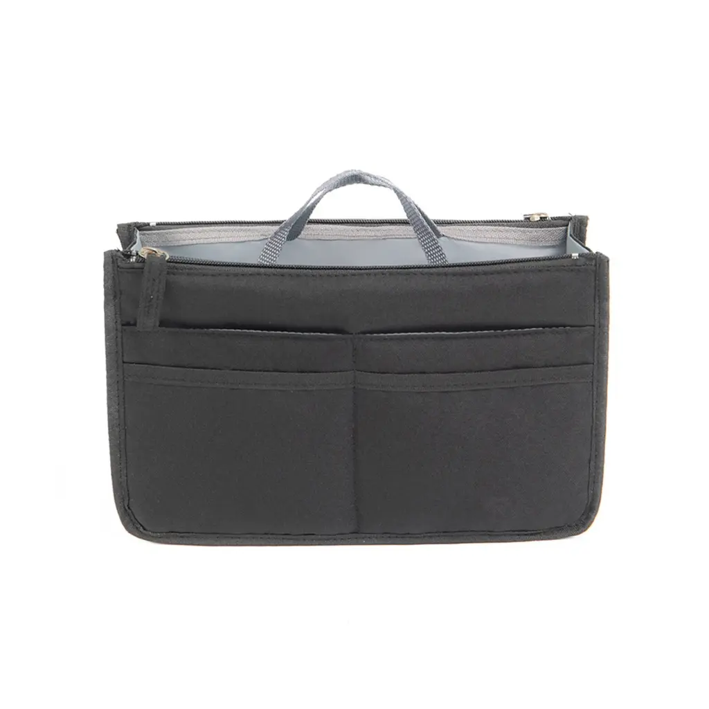 Stylish and Spacious Makeup Bag with Double Zipper Insert Bags Organizer Perfect for Organizing Beauty Items