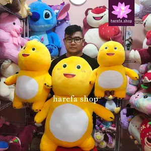 Boneka Dino Kuning Nalong Viral