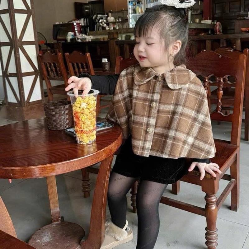 [KEM DÂU KIDS] SET 3 CT ÁO KHOÁC DẠ VÀ ÁO DÀI TAY PHỐI QUẦN ĐÙI NHUNG CHO BÉ GÁI ĐÁNG YÊU 10-30Kg