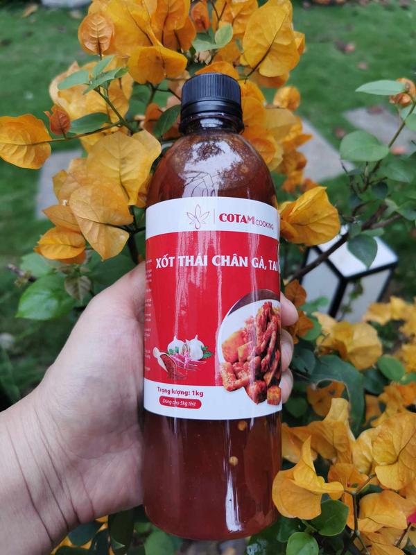  Sốt thái trộn chân gà  chai 1.2kg  