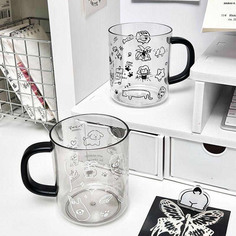 Product Introduction of Table[4966 People Collection] Ins Simple Mouthwash Cup Household Creative Transparent Wash Tooth Mug Brushing Couple Cute Light Luxury Toothbrush Cup 0