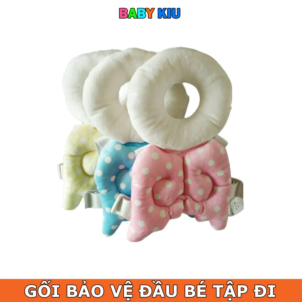 Gối bảo vệ đầu bé tập đi - Tránh tổn thương vùng đầu