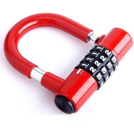 Ổ khoá 4 số chữ U HD loại cao cấp An toàn chống trộm, Bảo mật cao, Có thể thay…