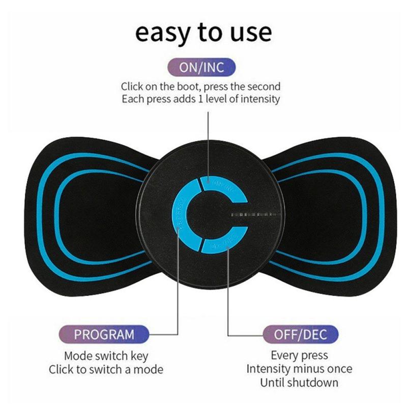 Product Introduction of Mini Neck Massager Cervical Vertebra Mas-sager,Portable Shoulder Back Massage Mat,6 Modes Adjustable Massager for Whole Body Arm 4