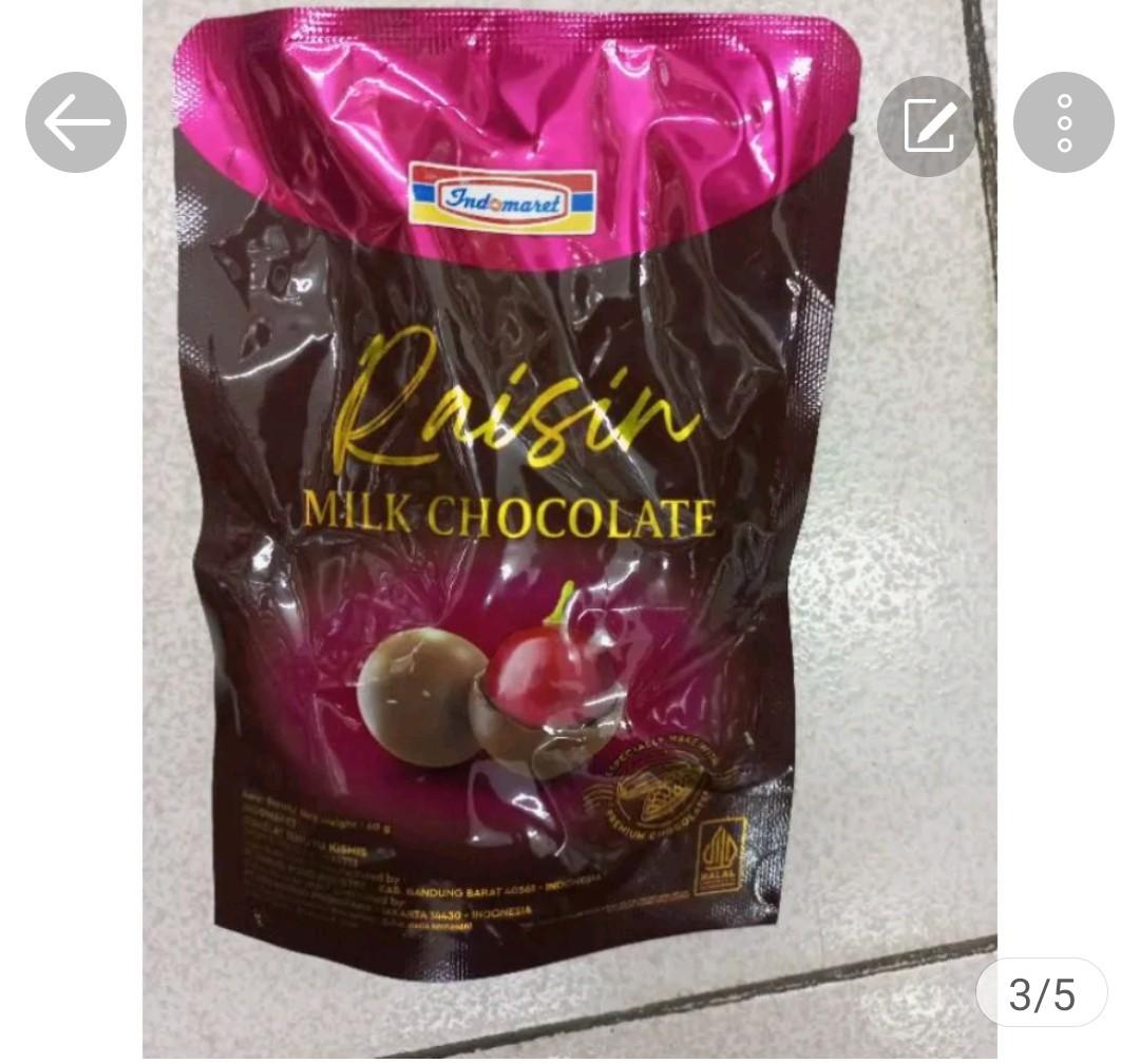 indomaret Freeze Dried Milk Chocolate Strawberry| almond milk | Chocolate Hazelnut Cokelat