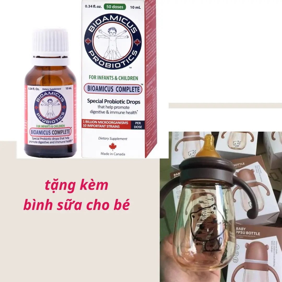 MEN VI SINH 10 CHỦNG NHẬP KHẨU CANADA[ kèm quà tự chọn]