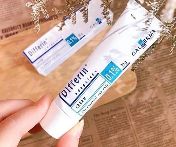 (HÀNG CTY) DIFFERIN CREAM 0.1% - ADAPALENE 0.1% CREAM - KEM CHĂM SÓC DA MỤN