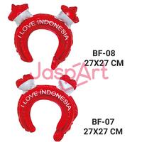 Gambar Balon HUT RI 17 Agustus / I LOVE INDONESIA / Balon foil Bando - BB LOVE MP dari Jaspart Kota Administrasi Jakarta Barat 1 Tokopedia