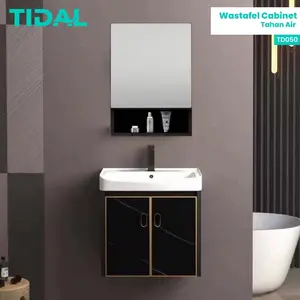 Wastafel Kabinet Modern Minimalis Cermin Kamar Mandi TIDAL TD050