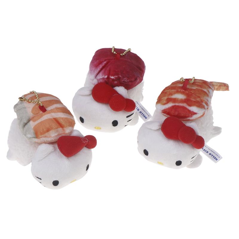 Product Introduction of Japanese Sanrio Sushi Hello Kitty Kawaii Pendant Keychain Bag Decorative Doll Ornaments Figure Children'S Toys Birthday Gift 18