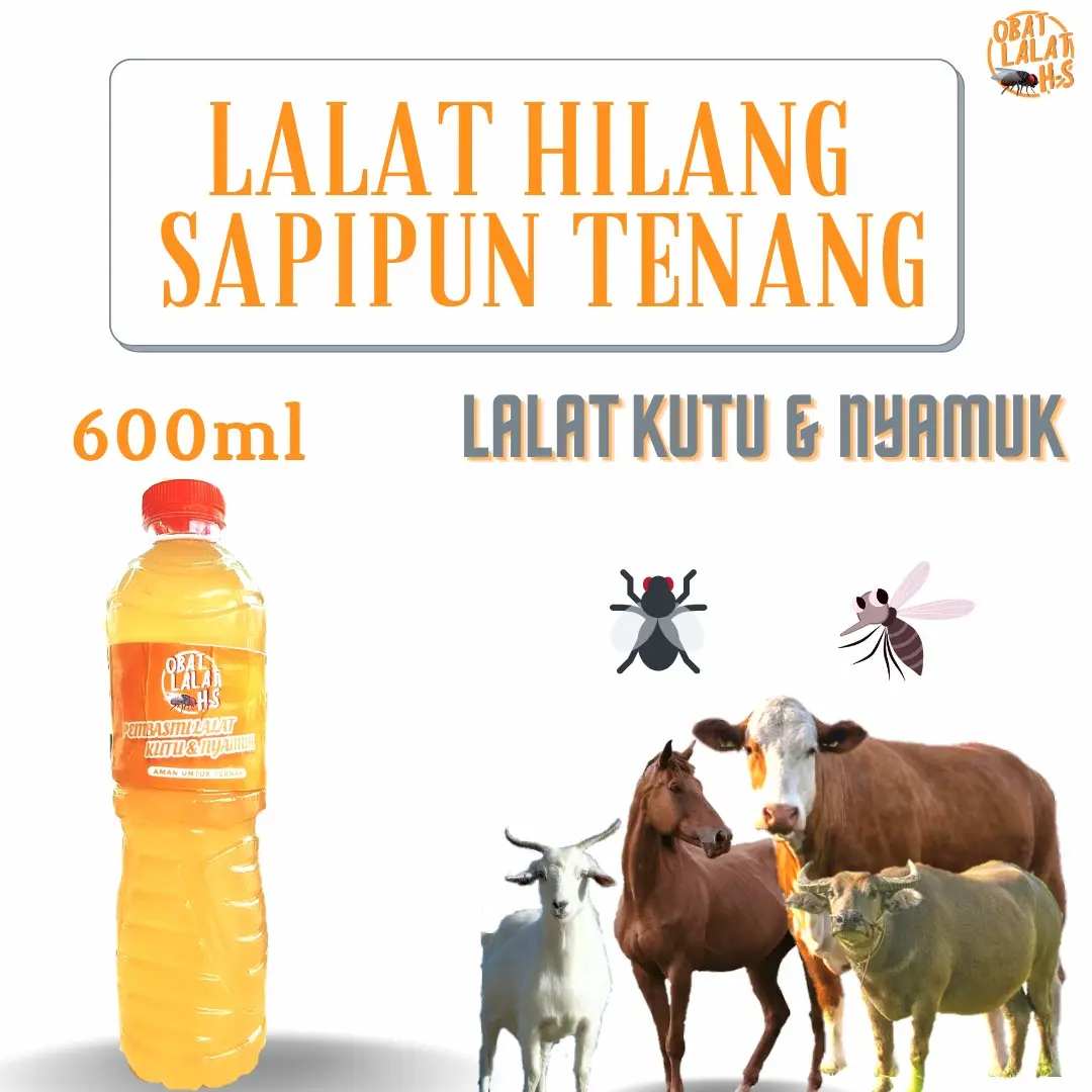 Pembasmi Lalat kutu dan nyamuk 600ml