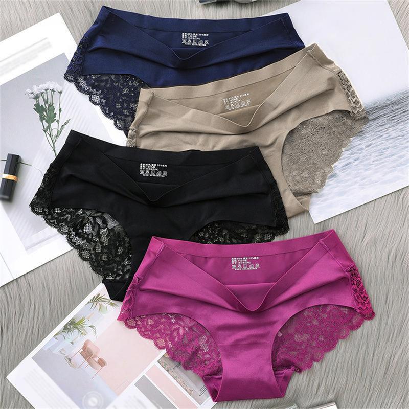 Product Introduction of Quần Lót Ren Cho Nữ, Cạp Thường, Mềm Mại Và Ấm Cúng, Quần Lót Nữ, Thân Thiện Với Làn Da, Thoải Mái Và Thoáng Khí, Quần Sịp, Thiết Kế Khoét Lỗ Thích Hợp Cho Đồ Lót Nữ Lịch Voi 20