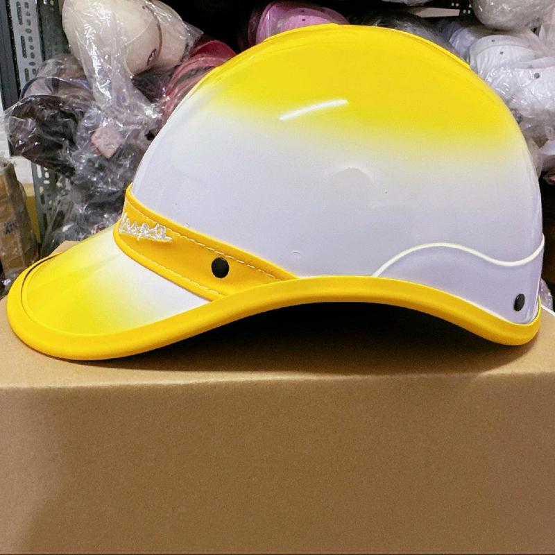 Nón bảo hiểm lưỡi trai vepa nữ loang màu cao cấp ( có khoét sau ) 1