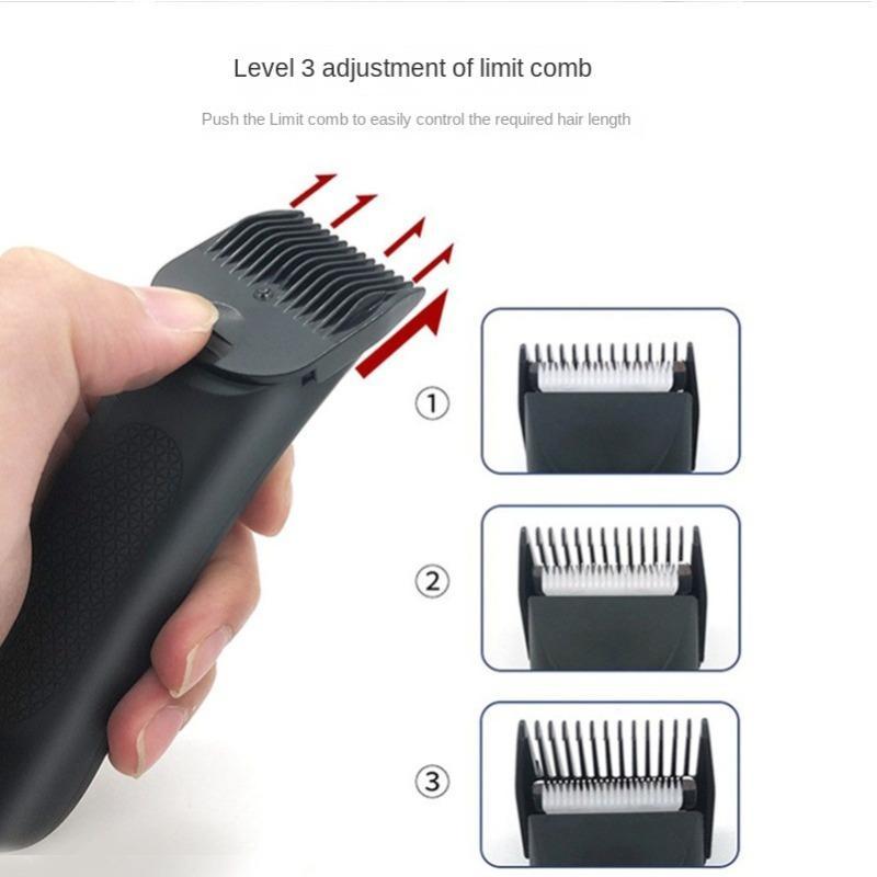 Portable USB Electric Body Hair Trimmer, 1 Set Multifunctional Rechargeable Hair Clipper Kit, Comfort Waterproof Body Hair Trimmer with Low Noise, Hair Accessories, Durable Summer Gift 4
