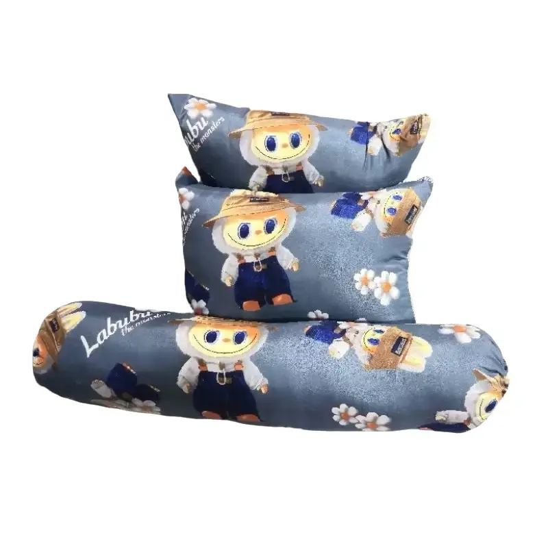 Combo 2 Ruột Gối  Đầu,1 Gối Ôm poly cotton mềm mại, êm ái 1
