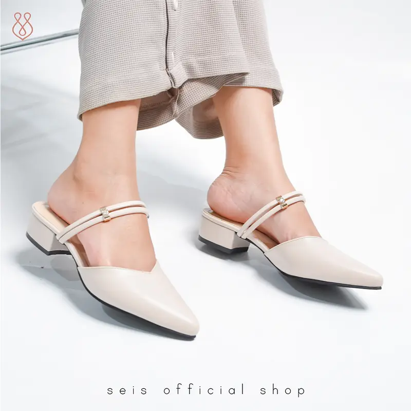 SEIS Joy Mules Wanita Heels 3 cm  Sendal 3